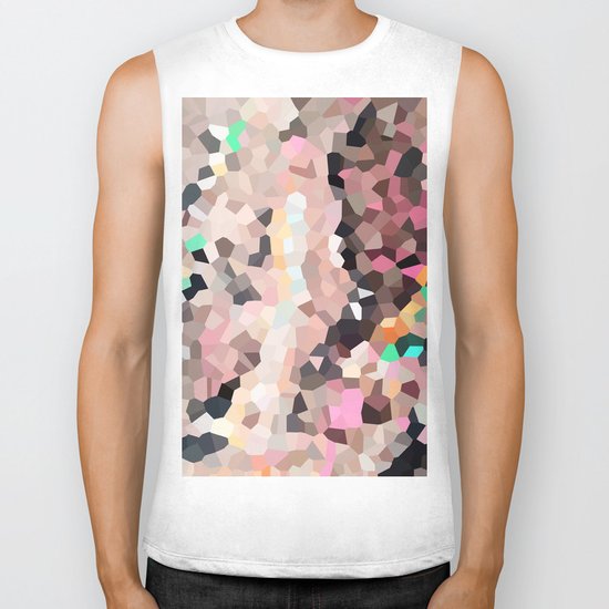 Pink Moon Love Biker Tank