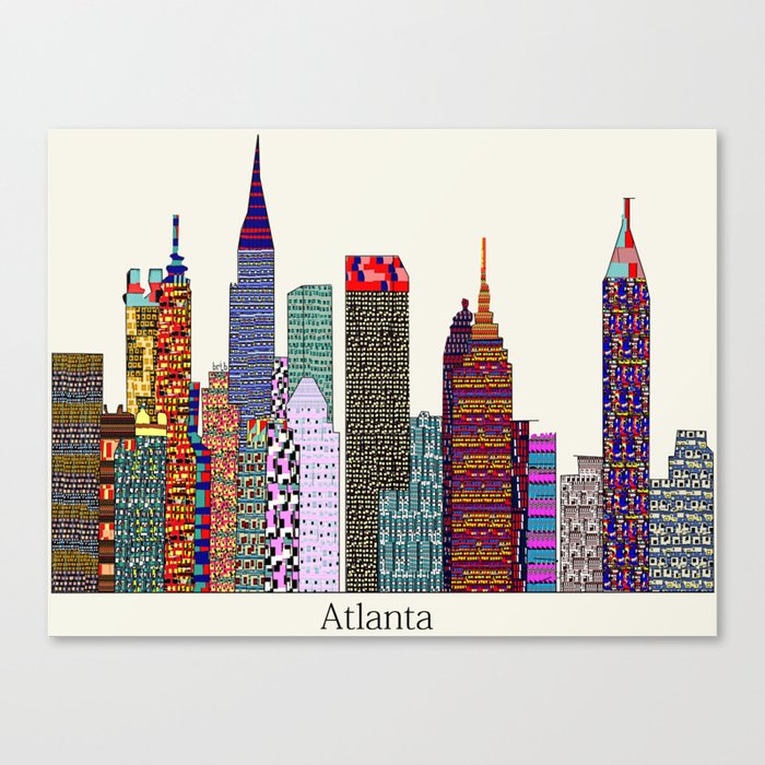Atlanta city  Canvas Print