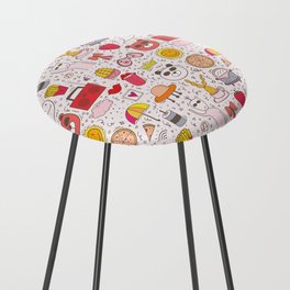 Trippy Hippy  Counter Stool