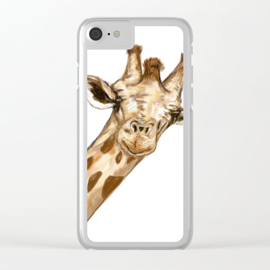 Giraffe Clear iPhone Case