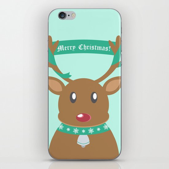 Christmas Reindeer iPhone & iPod Skin