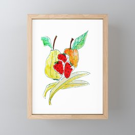 Mixed fruit Framed Mini Art Print
