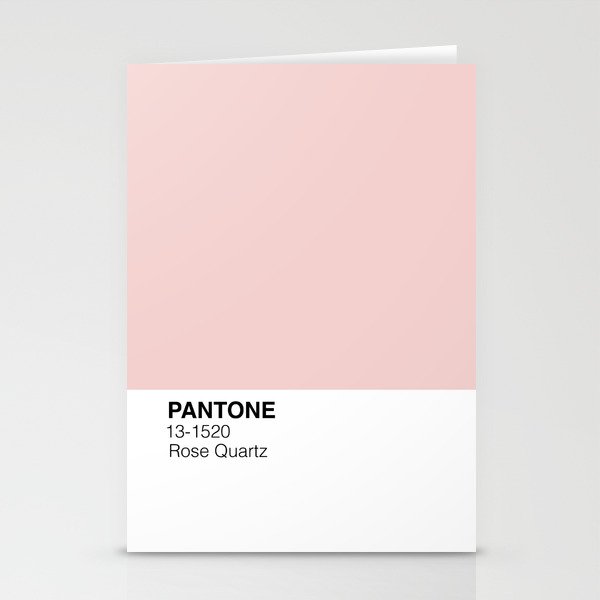Pantone: Rose Quartz Stationery Cards