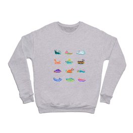 Sea slug - black Crewneck Sweatshirt