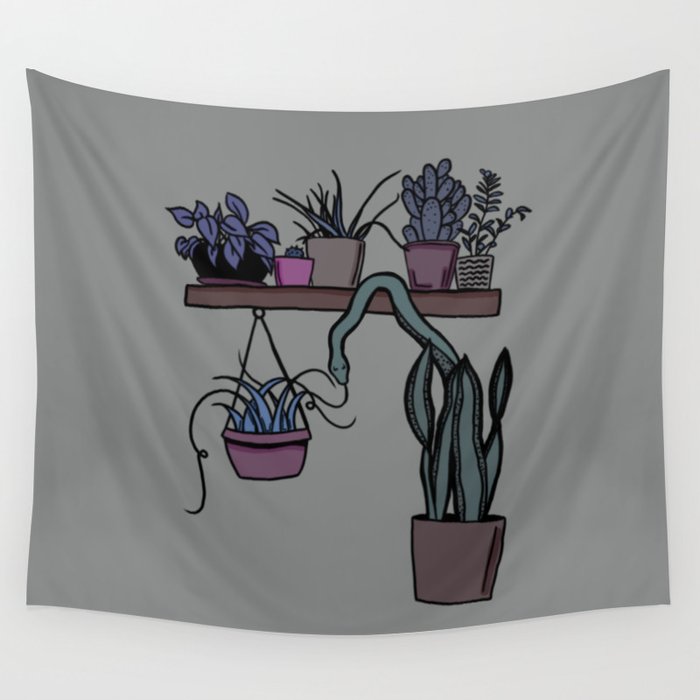 snake plant 01 Wall Tapestry