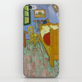 Vincent Van Gogh The Bedroom (1889). Famous painting iPhone Skin