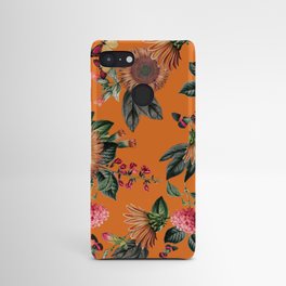 Orange Sunflower & Daisy Garden Floral  Android Case