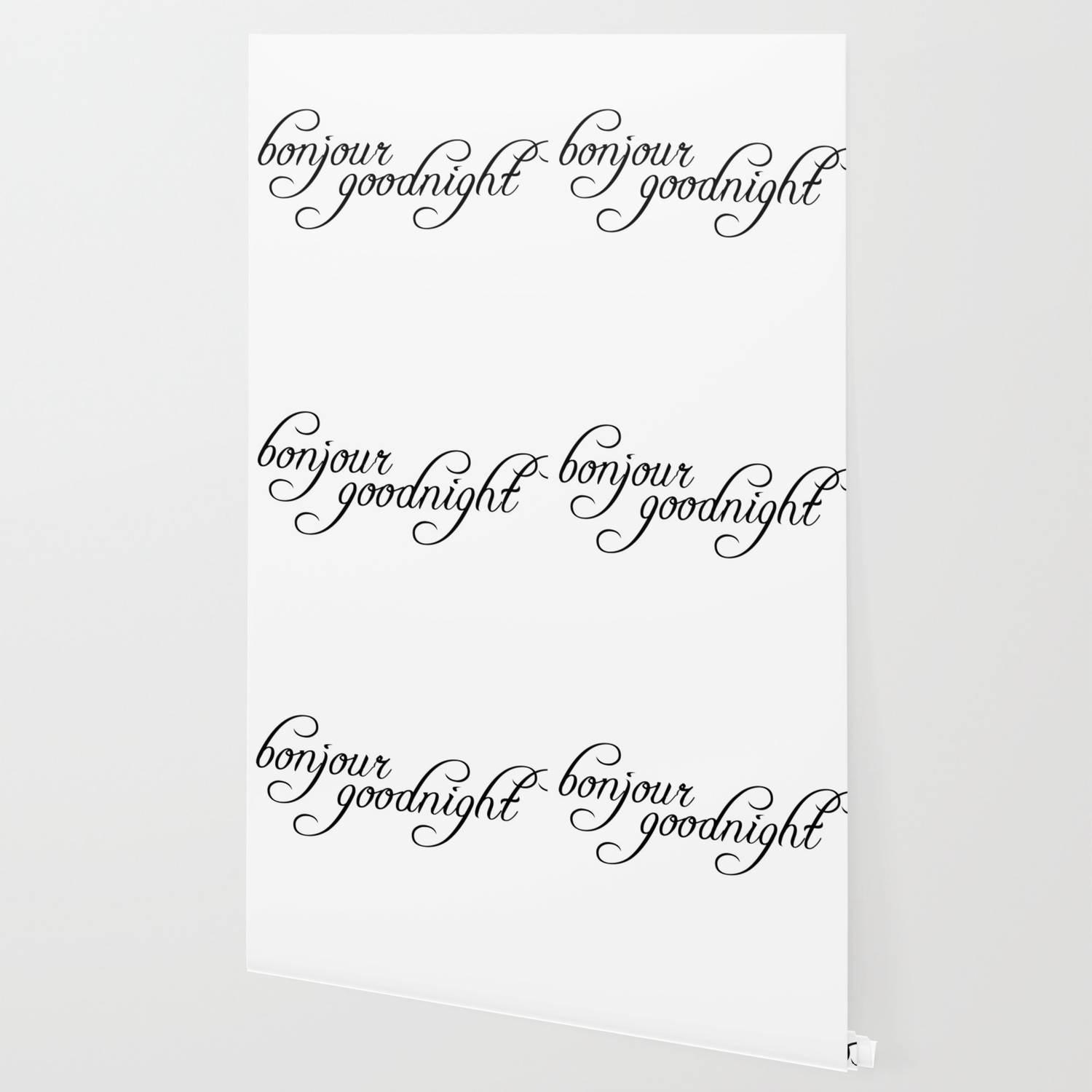 Bonjour Goodnight Wallpaper By Typutopia Society6