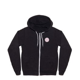 Sweet glazed, with colorful sprinkles on pink melting icing Zip Hoodie