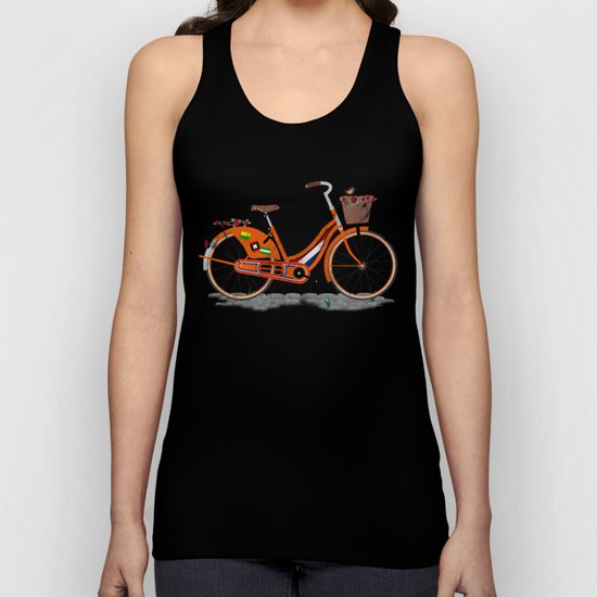 Love Holland, Love Bike Unisex Tank Top