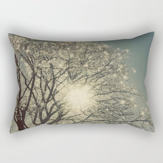 Winter Sparkle Rectangular Pillow