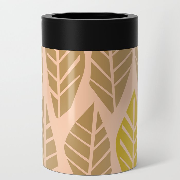 Cozy collection: mix and match Nordic leaves blush pink Can Cooler