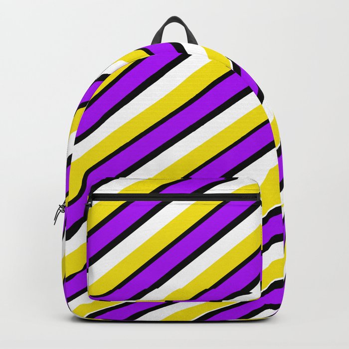 Purple and gold backpack outlet