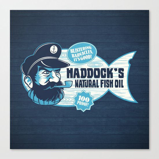 Haddock's Natural Fish Oil Canvas Print