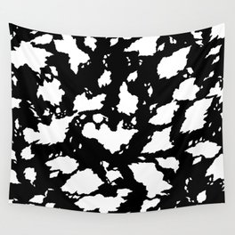Abstract Cow Pattern. Digital Painting Illustration Background Wall Tapestry