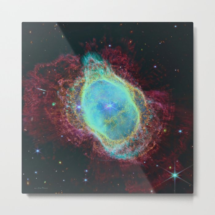 James Webb Space Telescope Southern Ring Nebula Metal Print
