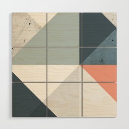 Modern Geometric 12 Wood Wall Art