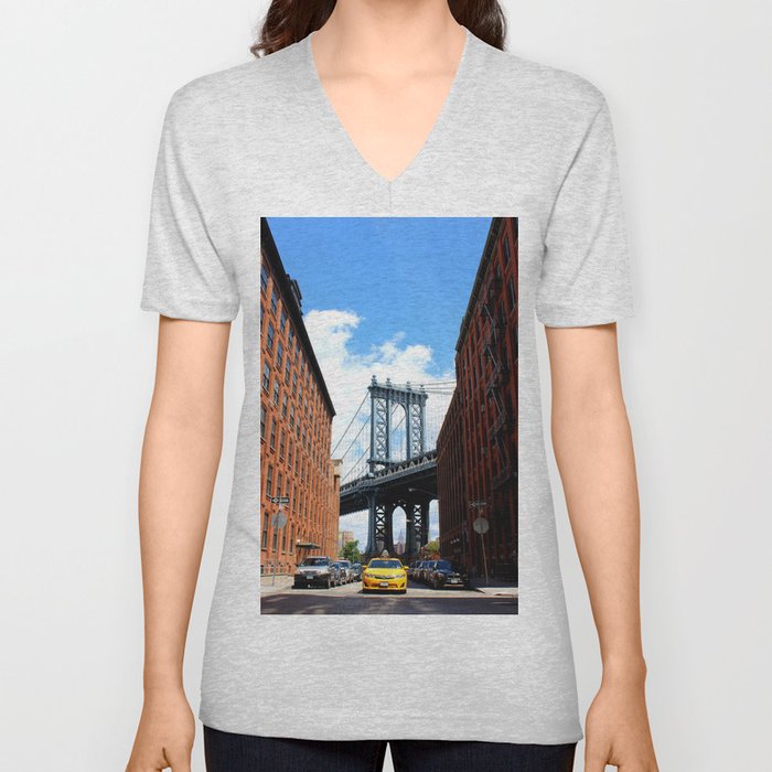 That Brooklyn View - The Empire Peek V Neck T Shirt