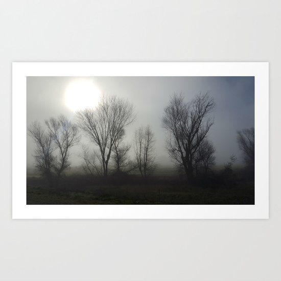 Foggy Morning Art Print