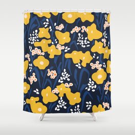 Popular floral pattern  - scandinavian style Shower Curtain