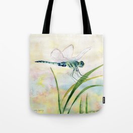 Dragonfly Watercolor  Tote Bag