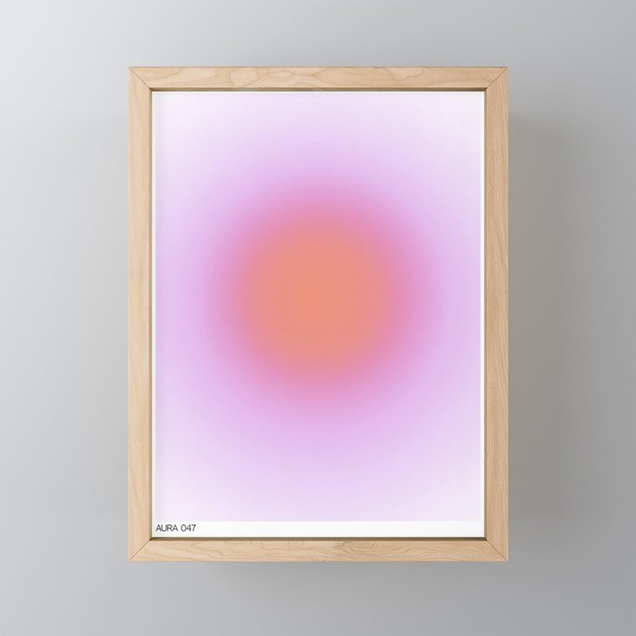 aura 047 Framed Mini Art Print