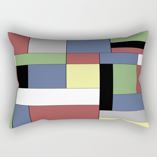 Mondrian #5 Rectangular Pillow