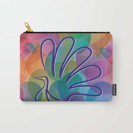 Peacock - Five-finger gloves Carry-All Pouch