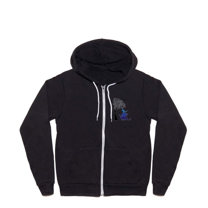 Dinosaur tower Full Zip Hoodie