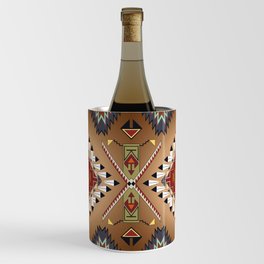 Earth and Stone Zia Eagle Feathers Shield Wine Chiller
