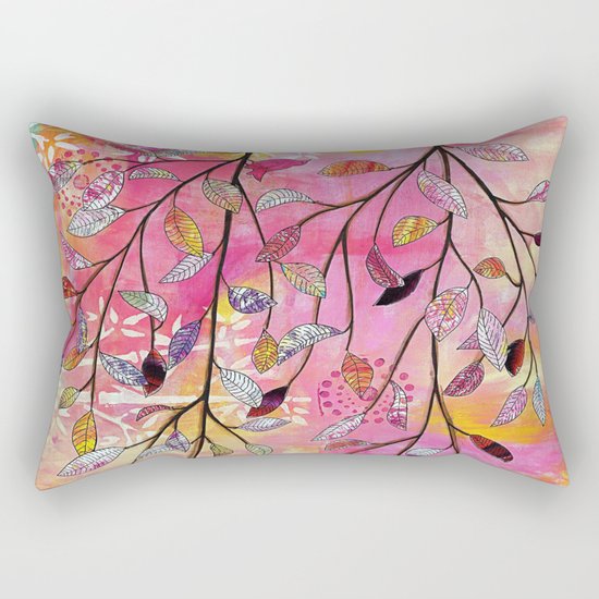 branch triptych No. 2 Rectangular Pillow