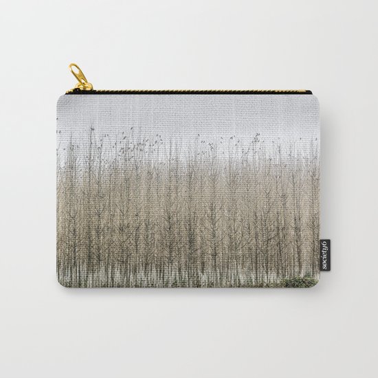 Wild birds. Foggy sunrise Carry-All Pouch