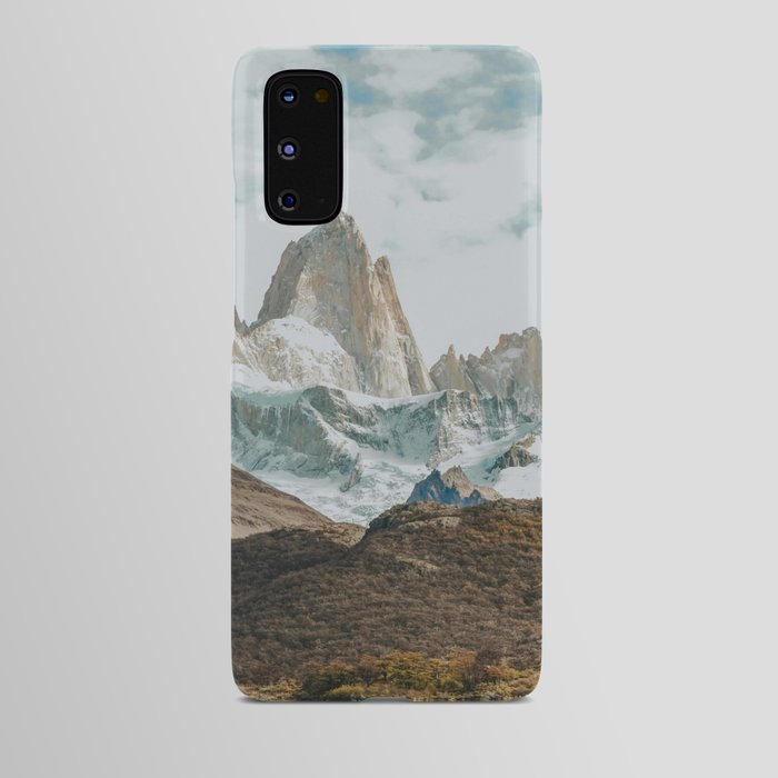 Argentina Photography - Lake In Front Of Huge Tall Mountain Android Case