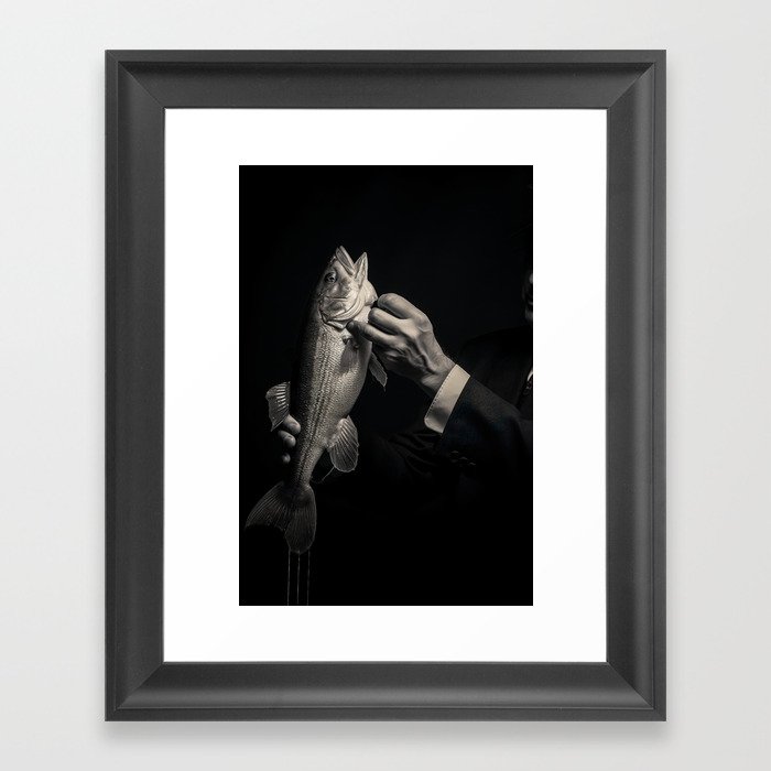 A Fish Rots From the Head Down Framed Art Print