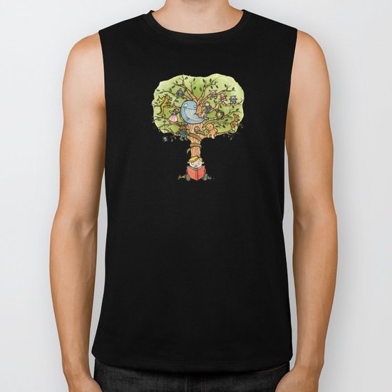 StoryTime Tree Biker Tank