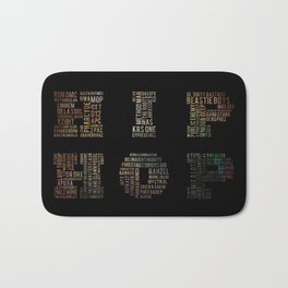 HIP HOP Bath Mat | Digital, Graphic Design, Typography, Music 