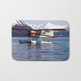 Beaver Float Plane Photography Print Bath Mat