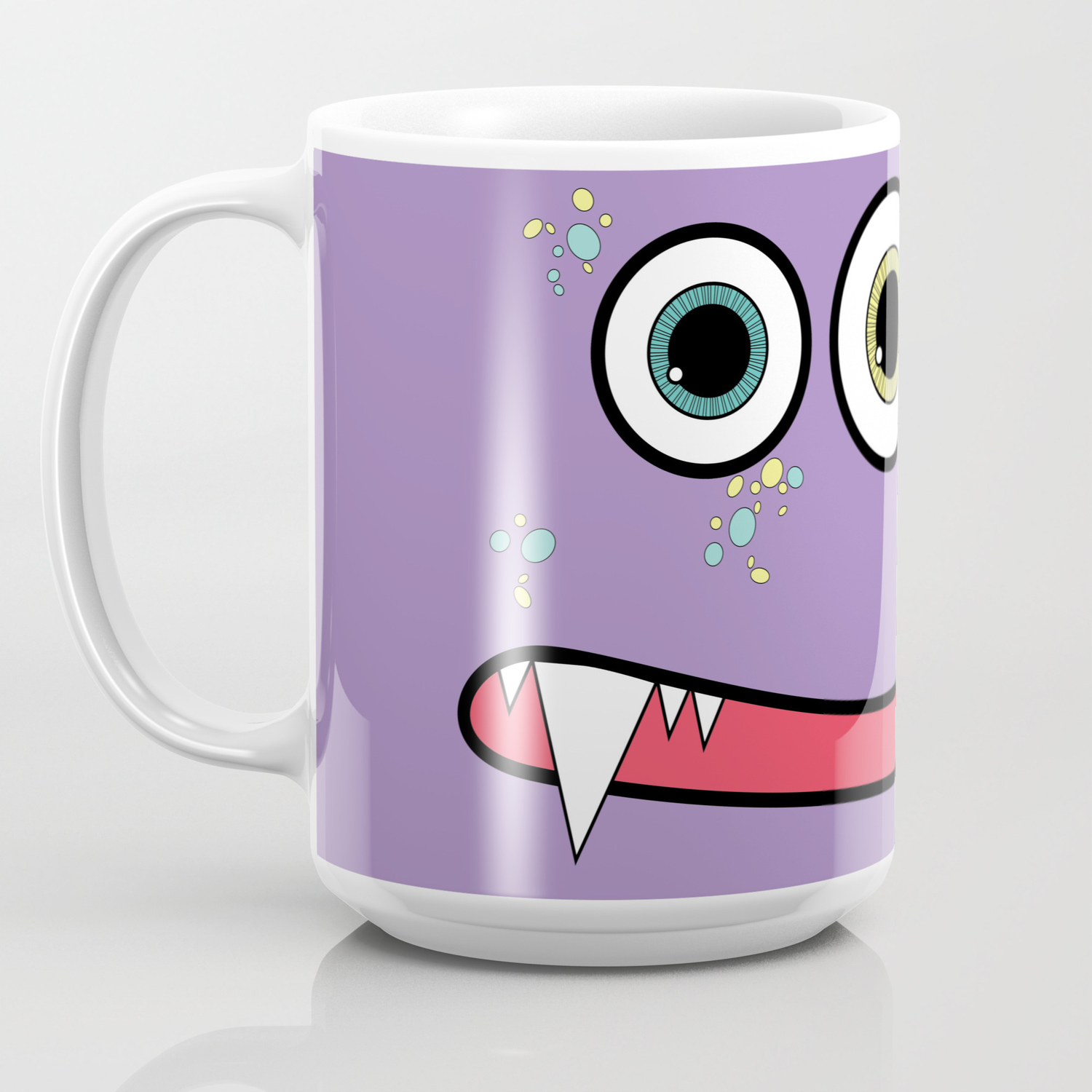 Purple Monster Coffee Mug By Onecolorfulday Society6