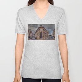 The Old Financial District V Neck T Shirt