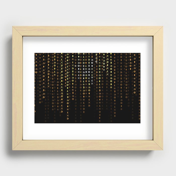 coin Recessed Framed Print