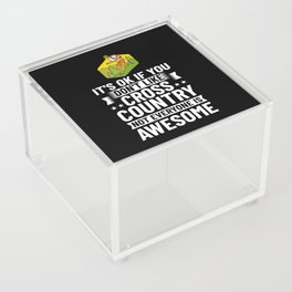 Cross Country Running Coach Training XC Run Race Acrylic Box