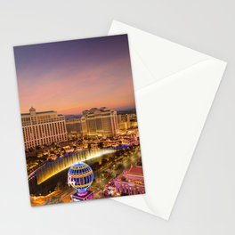 Las Vegas Strip, Nevada Stationery Card