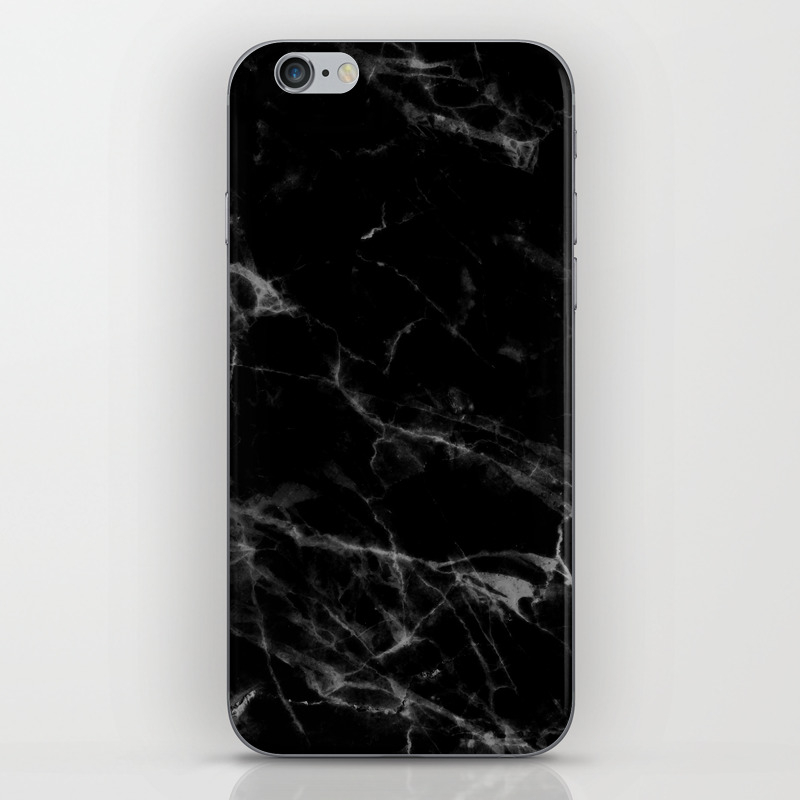 Black Marble Iphone Skin By Newwave Society6