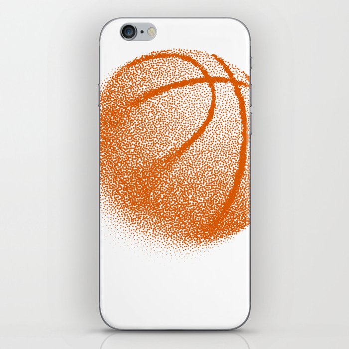 Basketball Ball Art for Basketball Lovers Gift Vintage Ball Tee iPhone Skin