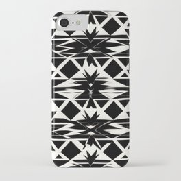 InteriorDesign Handcrafted Black and White Pattern B18 iPhone Case