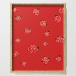 Roses & Love Serving Tray