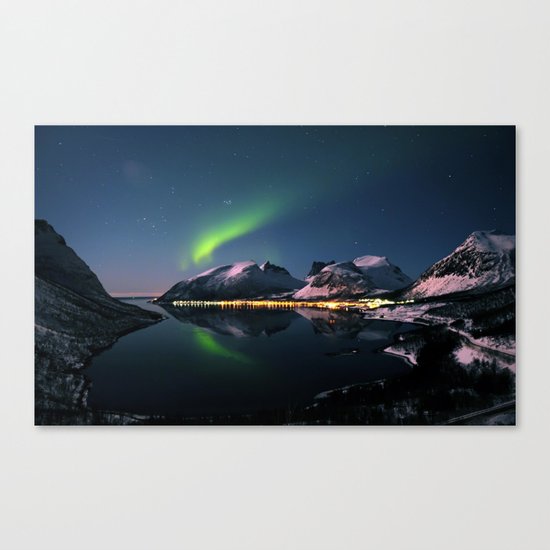 aurora borealis Canvas Print