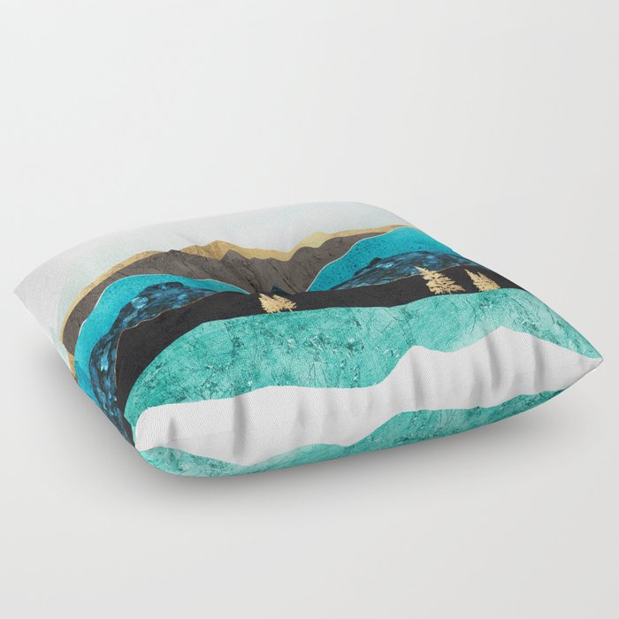 Teal Afternoon Floor Pillow