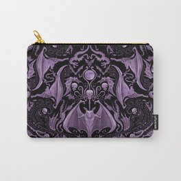 Bats and Beasts (Purple) Carry-All Pouch