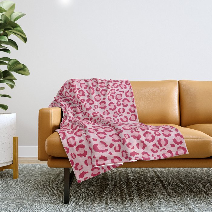 Raspberry pink throw sales